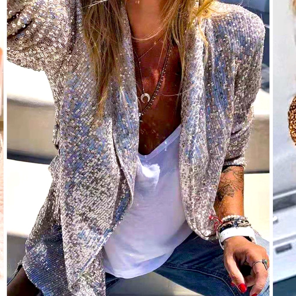 Sequin blazer